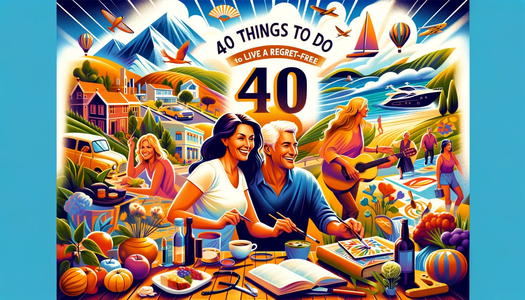 40 Things to Do from Age 40 to Live a Regret-Free Life